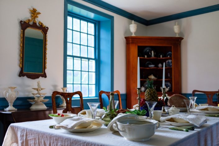 Herkimer Home State Historic Site Dining Room. Photo by Sarah Rogers.