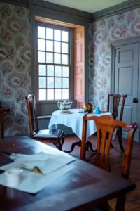 Maria’s Room at the Herkimer Home State Historic Site, Herkimer, NY. Photo by Sarah Rogers.