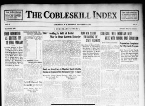 The Cobleskill Index September 19, 1929