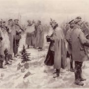 The Illustrated London News illustration of the Christmas Truce