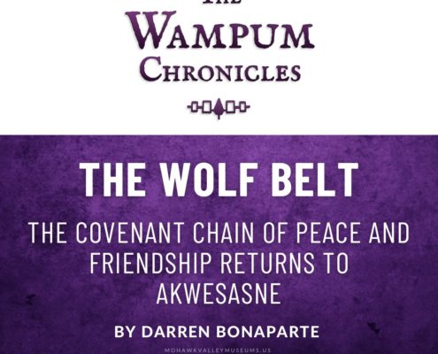 The Wolf Belt from the Wampum Chronicles by Darren Bonaparte