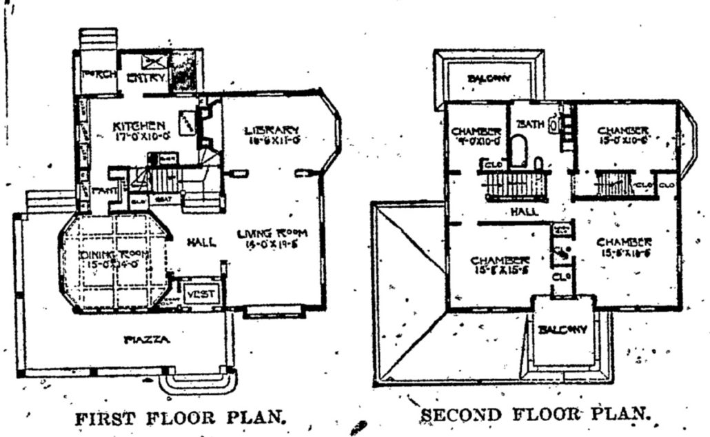 Design 942 Floor plans, by Glenh L. Saxton, Architect, Minneapolis, Minn.