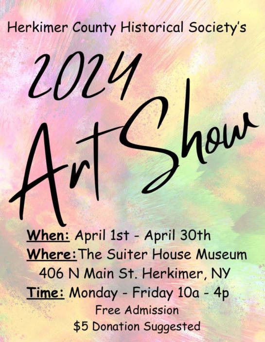 2024 Art Show at the Herkimer County Historical Society