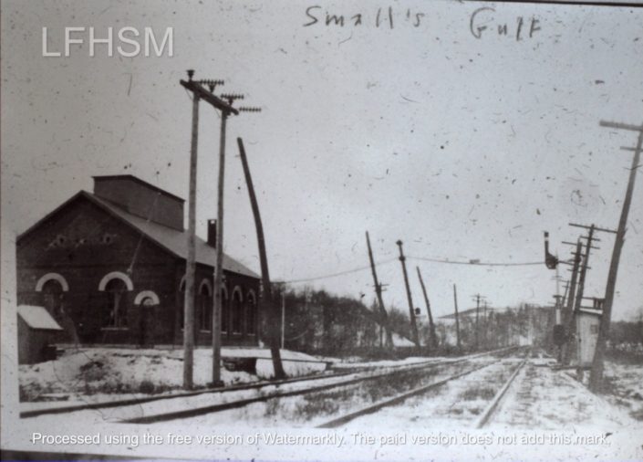 Small's Gulf | Trolley Powerhouse on NYS Route 5, Herkimer, New York. Photo courtesy of the Little Falls Historical Society Museum.