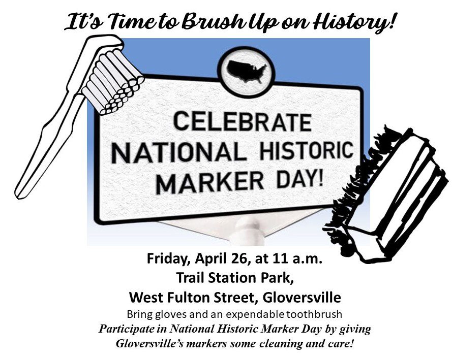 Celebrate National Historic Marker Day in Gloversville and brush up on history.