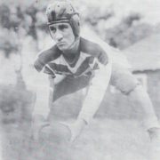 Coach Young during his playing days in 1939 at the University of Iowa.