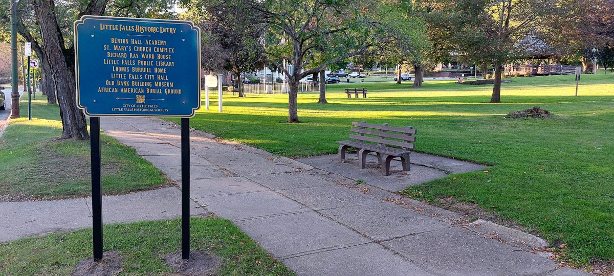 Historic Entry sign in Little Falls, NY