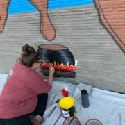 Carin Kent, The Caring Creator working with The Art Thing Collaborative