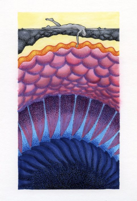 Justin Como. Sublimation [Pen and marker]