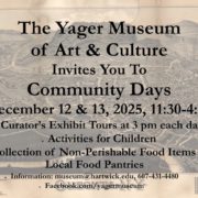 Yager Museum of Art and Culture will host its annual Community Day