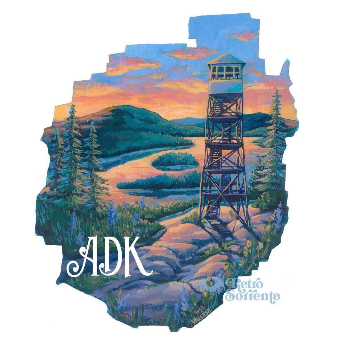 Maria Vallese, Retro Sorrento