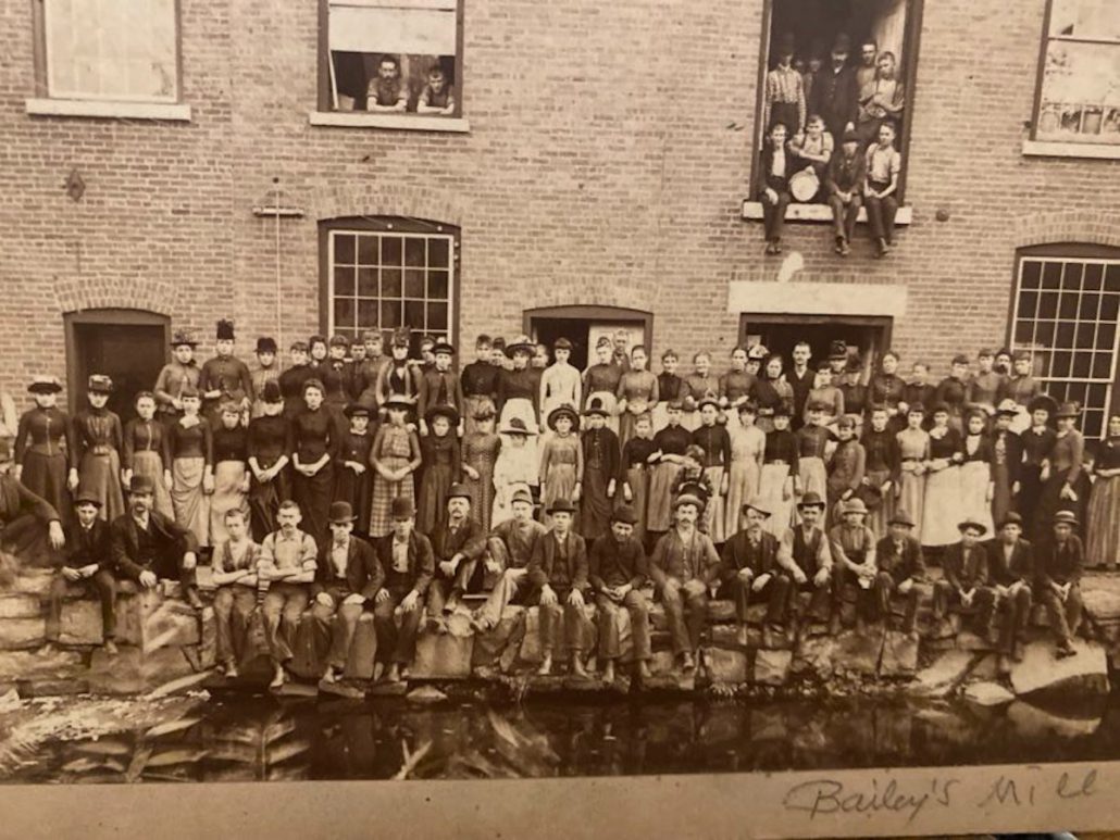 C 1900 The Bailey- Gilbert Mill Little Falls Knitting Company on Elizabeth Street