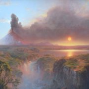 Frederic Edwin Church (American, 1826–1900), and DeWitt Clinton Boutelle (American, 1820– 1884), Cotopaxi, 1862, oil on canvas, 34 1/2 x 56 inches, Museum Purchase, 1929.32.1. Reading Public Museum, Reading, Pennsylvania.