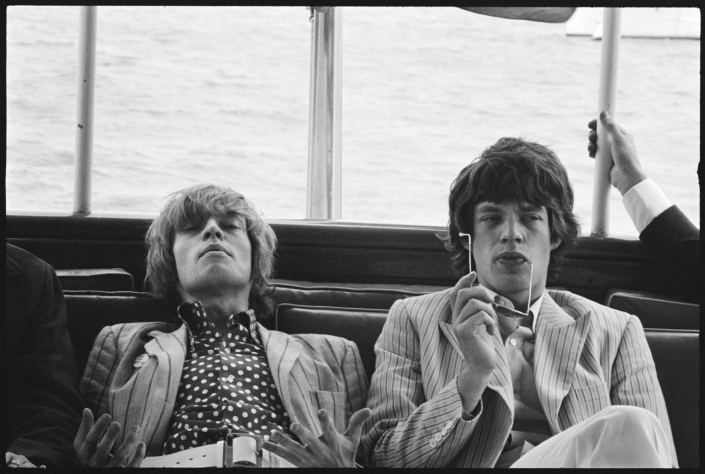 Brian Jones and Mick Jagger. Hudson River, New York © 1966 Paul McCartney under exclusive licence to MPL Archive LLP. Photographer: Linda McCartney