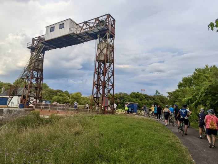 Riders on the Empire State Trail. SOURCE: Oneida County History Center Riders on the Empire State Trail. SOURCE: Oneida County History Center