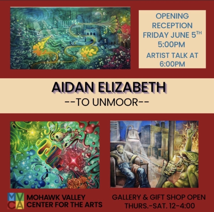 MVCA Opening Reception: Aidan Elizabeth MVCA Opening Reception: Aidan Elizabeth