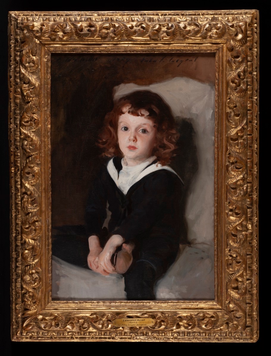 Portrait of Laurence Millet, 1887, John Singer Sargent, oil on canvas, Fenimore Art Museum, Cooperstown, New York, Gift of the Eugene V. and Clare E. Thaw Charitable Trust. N0013.2023. Photograph by Richard Walker.